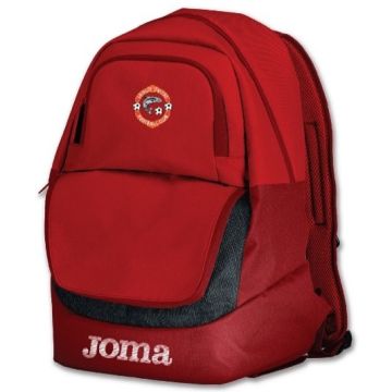 RED BACKPACK WITH LEIXLIP UTD CREST