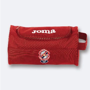 RED BOOT BAG WITH ST COLUMBANS FC CREST