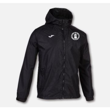 BLACK RAINJACKET WITH BOOTH ROAD CELTIC CREST