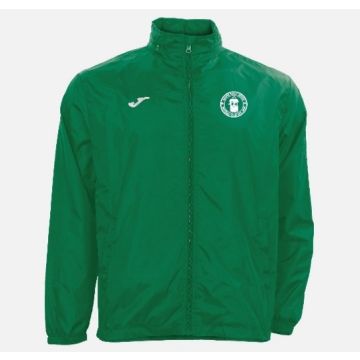RAINJACKET IRIS GREEN WITH BOOTH ROAD CELTIC CREST