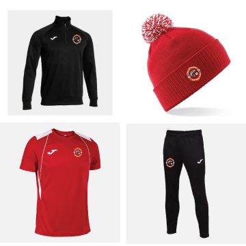 LEIXLIP UTD MANAGERS PACK INC TEE, ¼ ZIP PANTS & HAT, CREST ON ALL