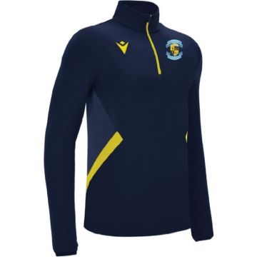 NAVY 1/4 ZIP WITH WITH BALLYMUN UTD CREST