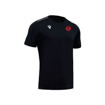 T-SHIRT BLACK WITH RUSH ATHLETIC CREST