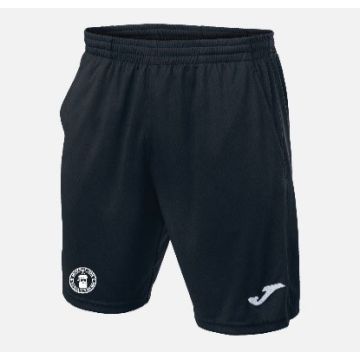 BLACK LEISUREWEAR SHORTS WITH BOOTH ROAD CELTIC CREST