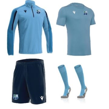 ST PAULS FC LEISUREWEAR PACK 2 (1/4 ZIP, T-SHIRT, SHORTS & SIZE SOCKS)