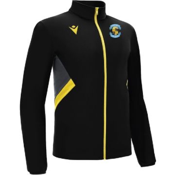 BLACK & YELLOW RAIJIN FULL ZIP WITH BALLYMUN UTD CREST
