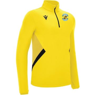 YELLOW PIAVE QUARTER ZIP WITH BALLYMUN UTD CREST