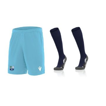 ST PAULS FC LIGHT BLUE SHORTS & NAVY SOCKS SET